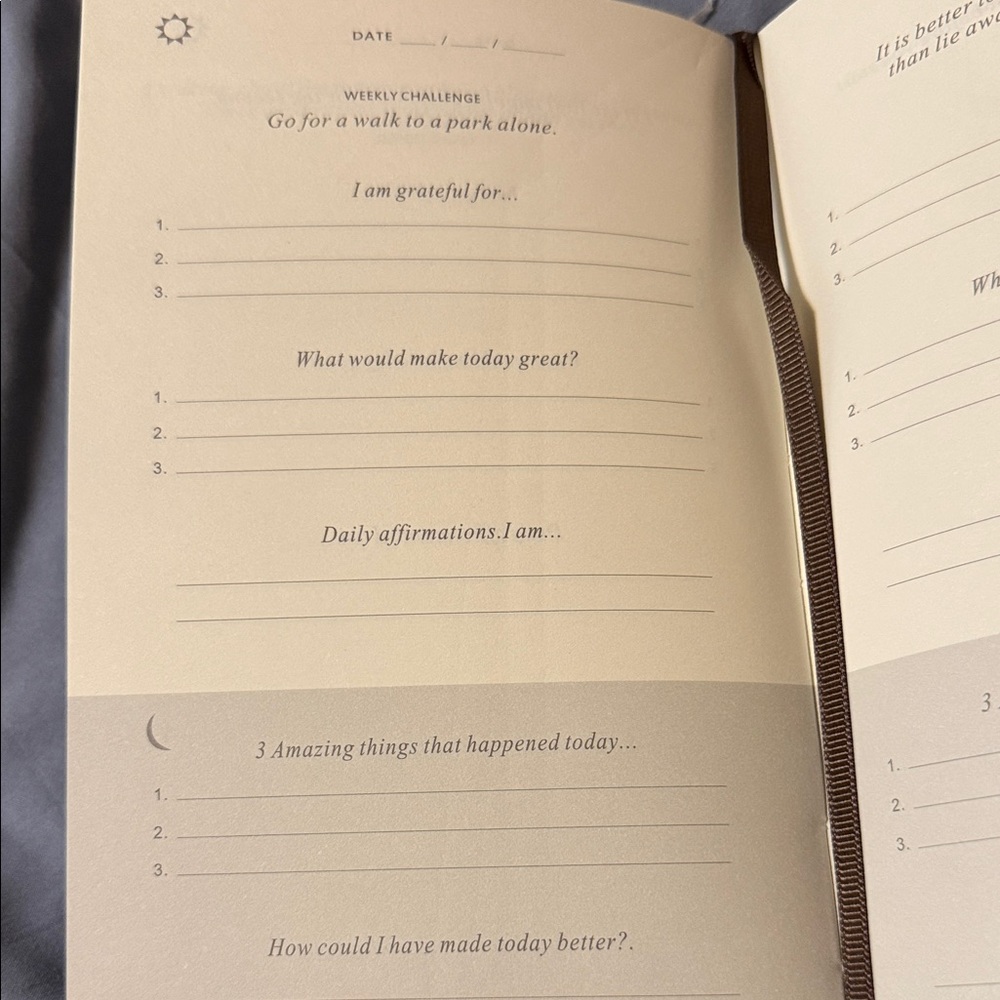 Brown Gratitude Journal - Picture 2 of 2